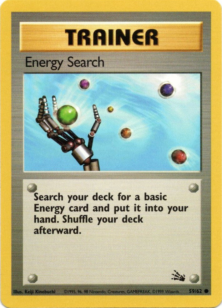 Energy Search (59/62) [Fossil Unlimited] | Golgari Games