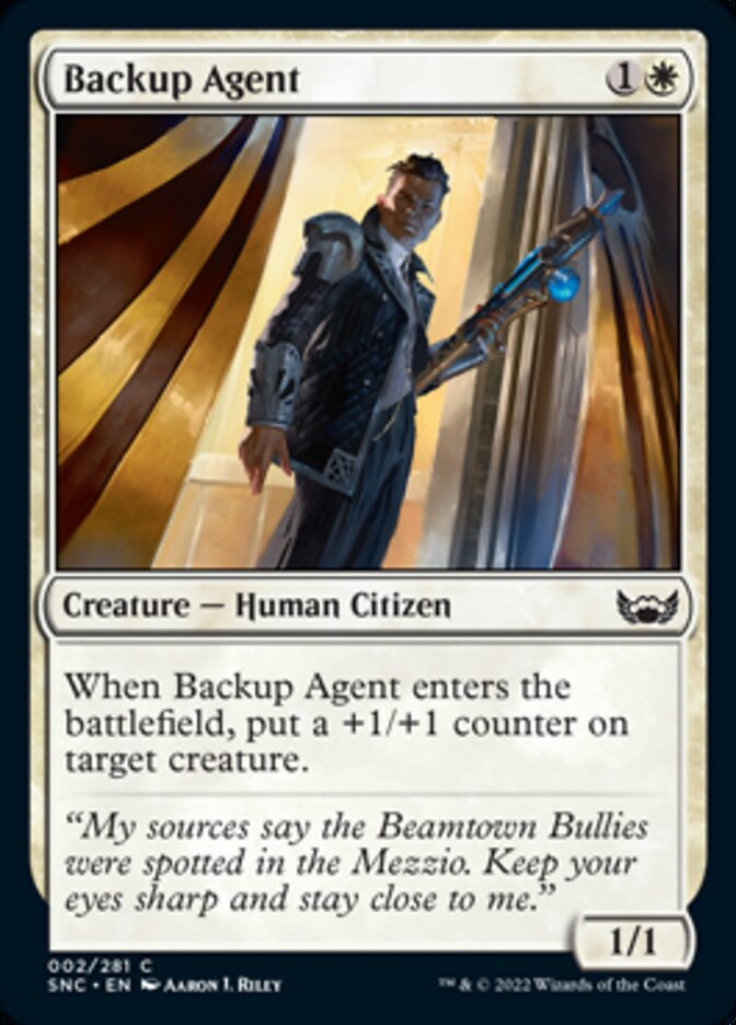 Backup Agent [Streets of New Capenna] | Golgari Games