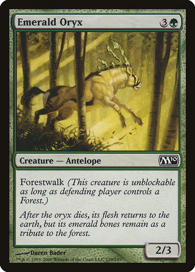 Emerald Oryx [Magic 2010] | Golgari Games