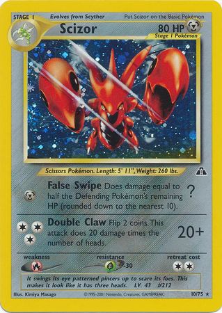 Scizor (10/75) [Neo Discovery Unlimited] | Golgari Games