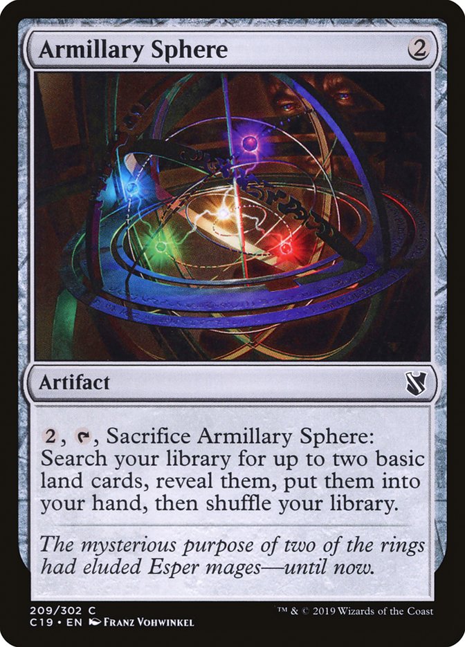 Armillary Sphere [Commander 2019] | Golgari Games