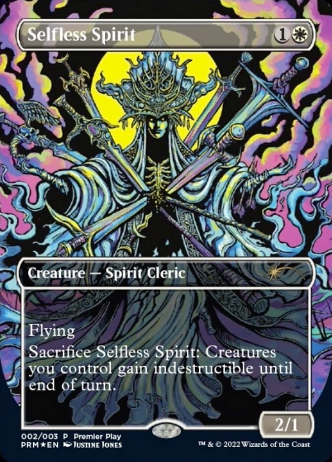 Selfless Spirit (Borderless Alternate-Art) [Regional Championship Qualifiers 2022] | Local Legends
