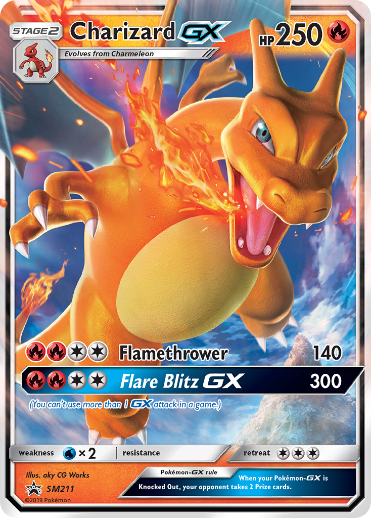 Charizard GX (SM211) [Sun & Moon: Black Star Promos] | Golgari Games