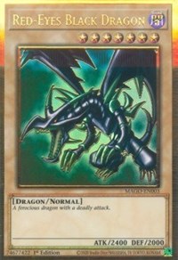 Red-Eyes Black Dragon [MAGO-EN003] Gold Rare | Golgari Games