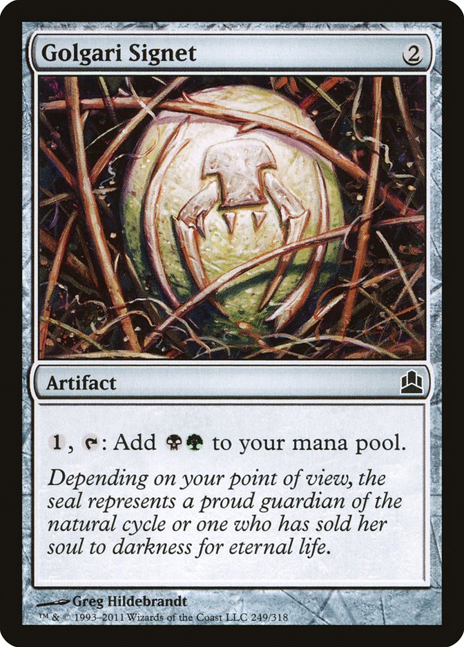 Golgari Signet [Commander 2011] | Local Legends