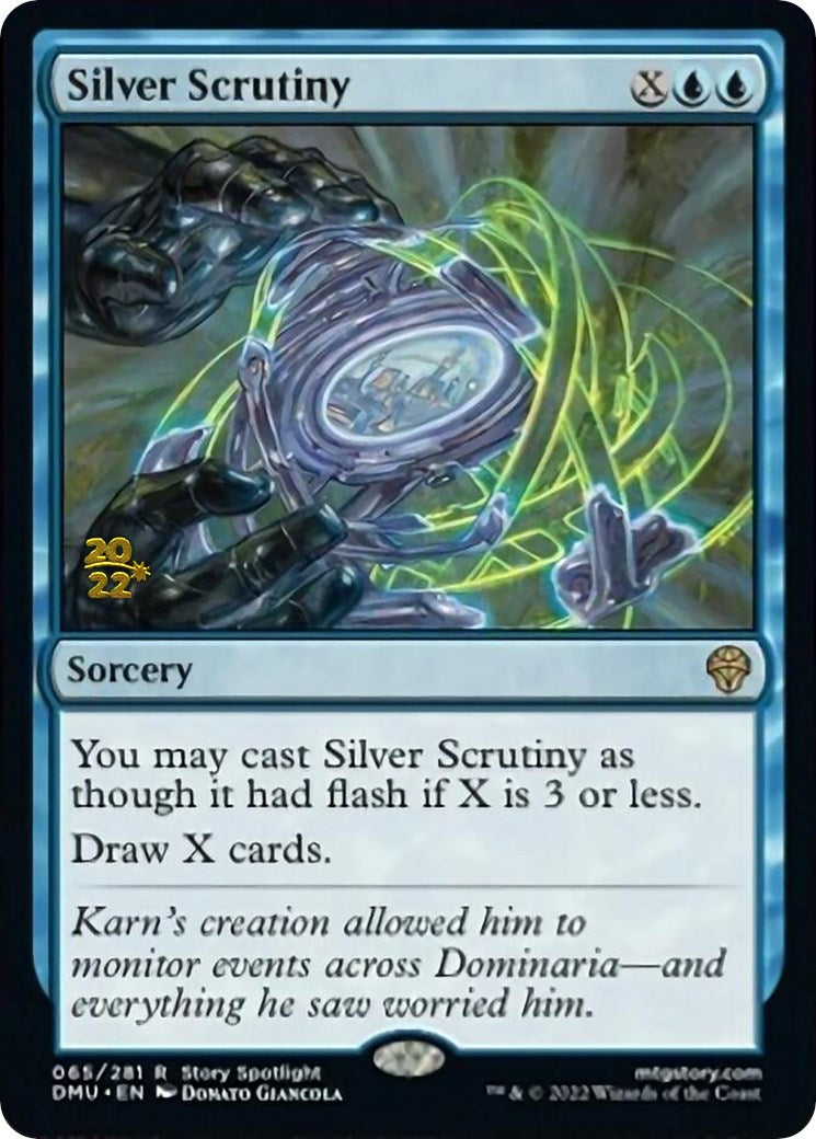 Silver Scrutiny [Dominaria United Prerelease Promos] | Local Legends
