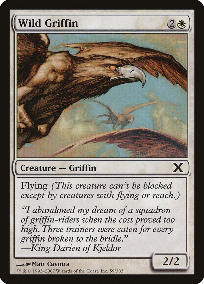 Wild Griffin [Tenth Edition] | Golgari Games