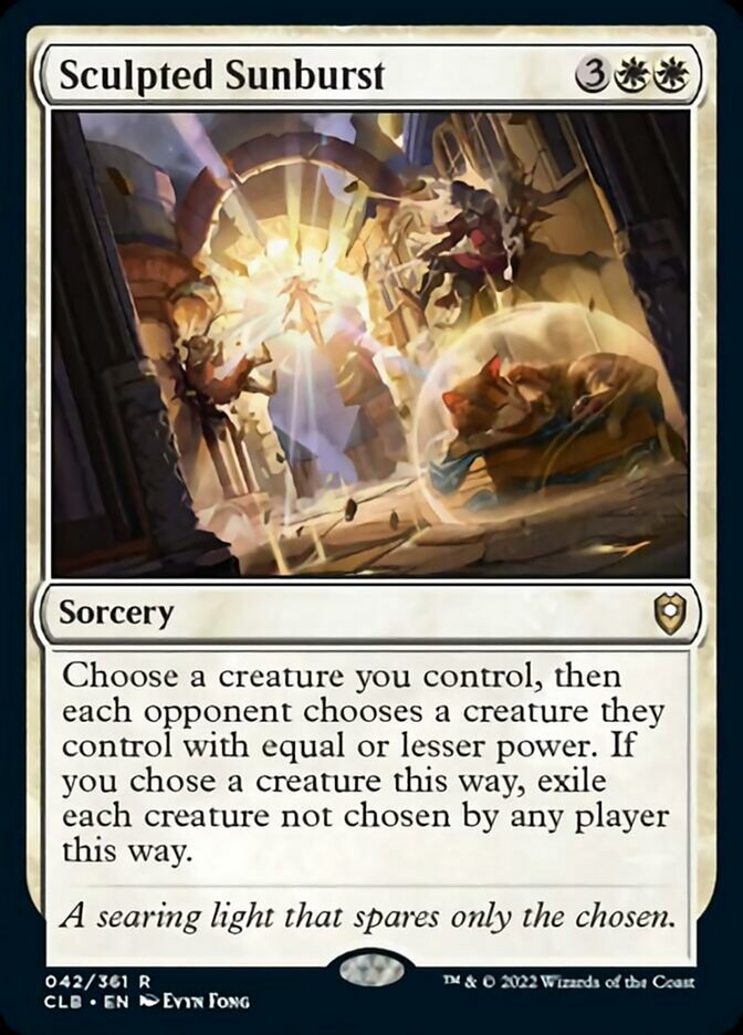 Sculpted Sunburst [Commander Legends: Battle for Baldur's Gate] | Local Legends