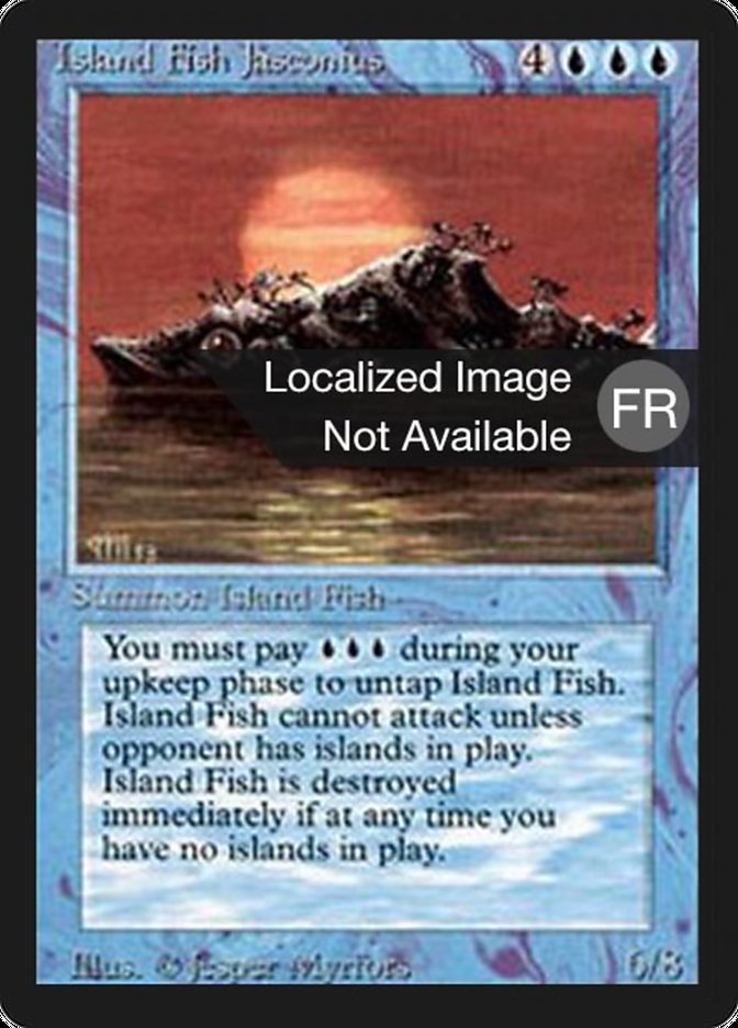 Island Fish Jasconius [Foreign Black Border] | Golgari Games