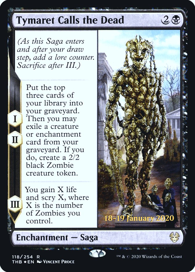 Tymaret Calls the Dead [Theros Beyond Death Prerelease Promos] | Golgari Games