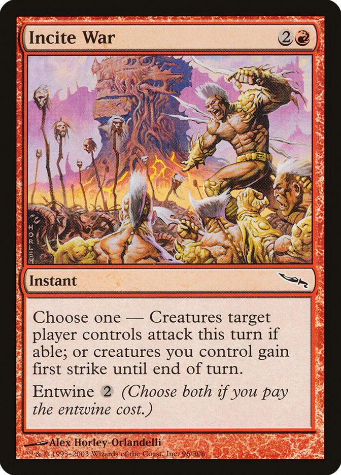 Incite War [Mirrodin] | Local Legends