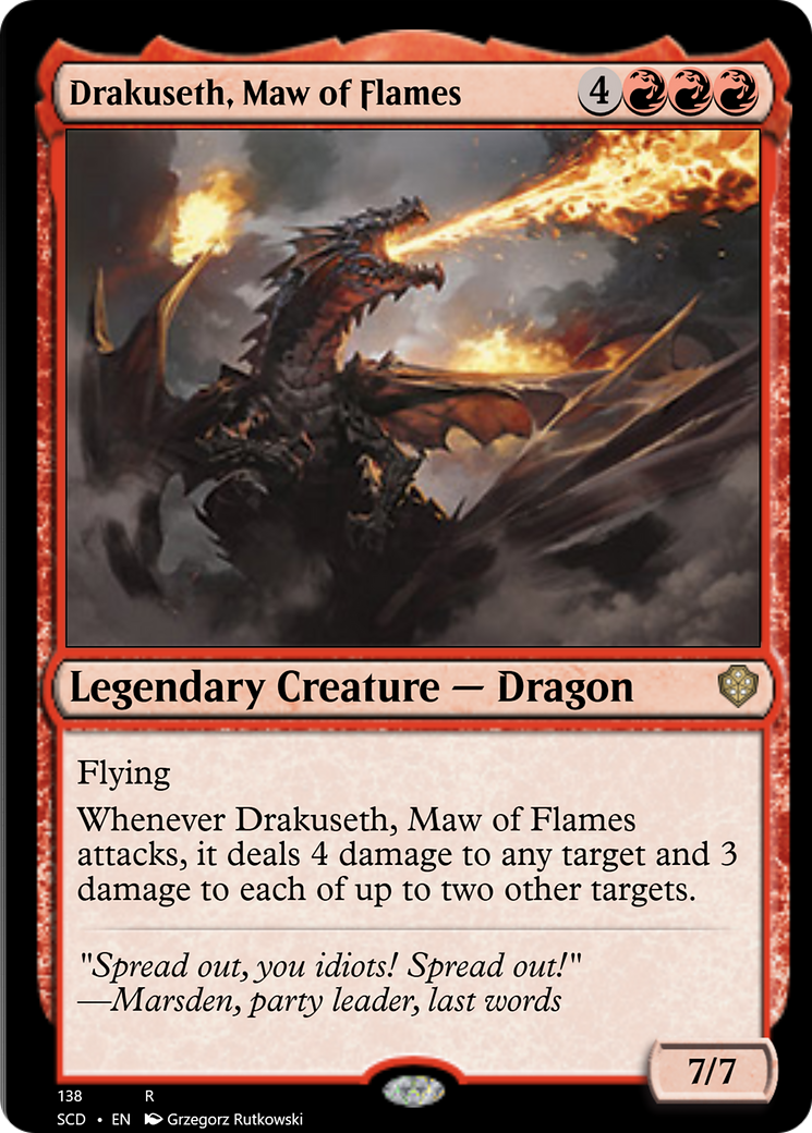 Drakuseth, Maw of Flames [Starter Commander Decks] | Local Legends