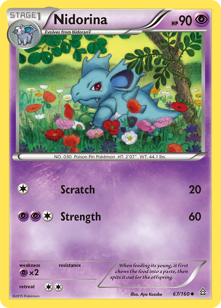 Nidorina (67/160) [XY: Primal Clash] | Golgari Games