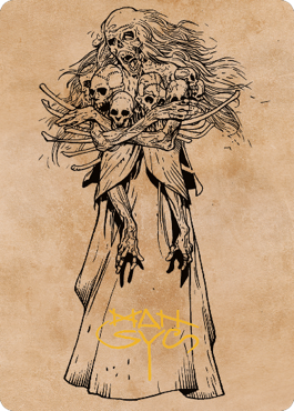 Myrkul, Lord of Bones Art Card (73) (Gold-Stamped Signature) [Commander Legends: Battle for Baldur's Gate Art Series] | Local Legends