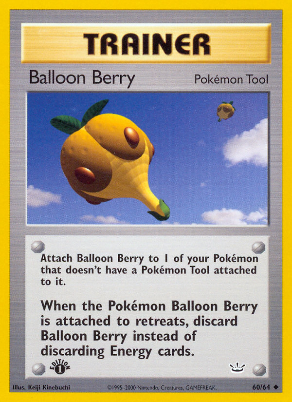 Balloon Berry (60/64) [Neo Revelation 1st Edition] | Golgari Games