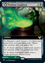 Pestilent Cauldron // Restorative Burst (Extended Art) [Strixhaven: School of Mages] | Local Legends