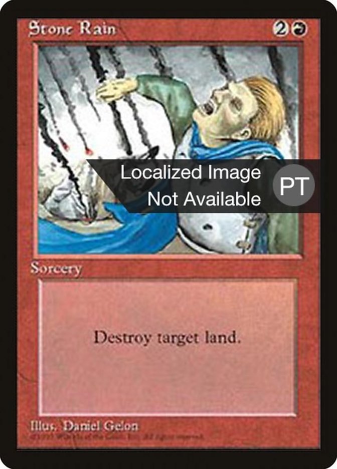 Stone Rain [Fourth Edition (Foreign Black Border)] | Local Legends