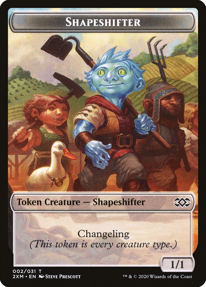 Shapeshifter Token [Double Masters Tokens] | Golgari Games