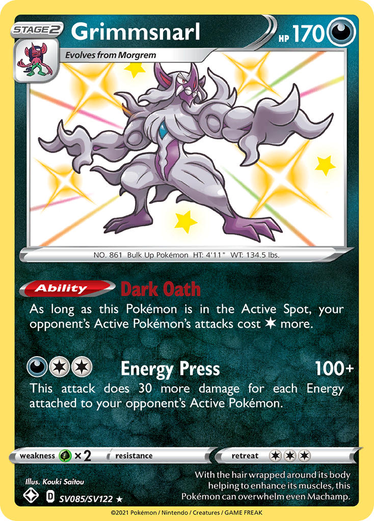 Grimmsnarl (SV085/SV122) [Sword & Shield: Shining Fates] | Local Legends