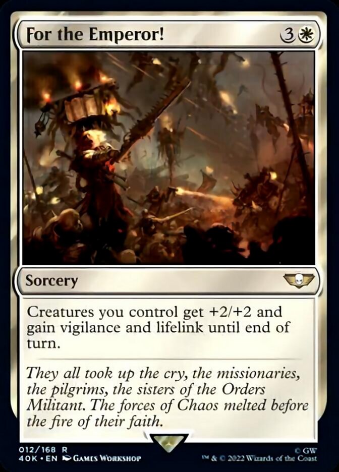 For the Emperor! (Surge Foil) [Universes Beyond: Warhammer 40,000] | Local Legends