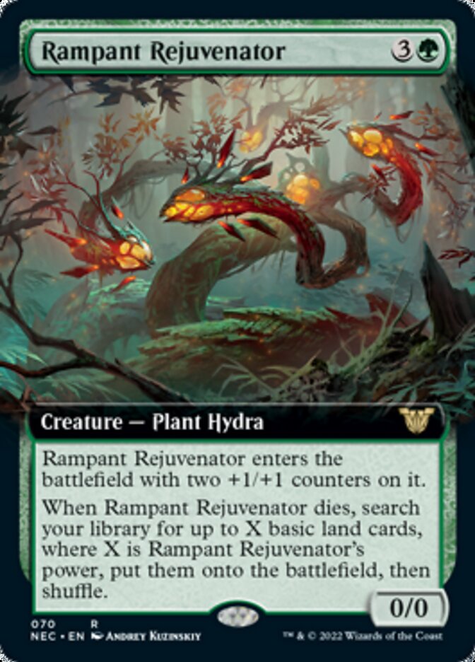 Rampant Rejuvenator (Extended Art) [Kamigawa: Neon Dynasty Commander] | Golgari Games