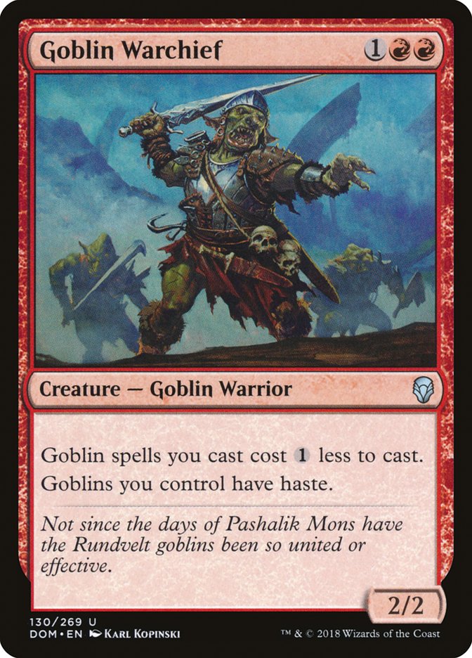 Goblin Warchief [Dominaria] | Local Legends
