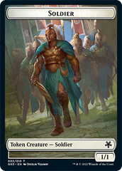 Soldier // Elf Warrior Double-Sided Token [Game Night: Free-for-All Tokens] | Local Legends