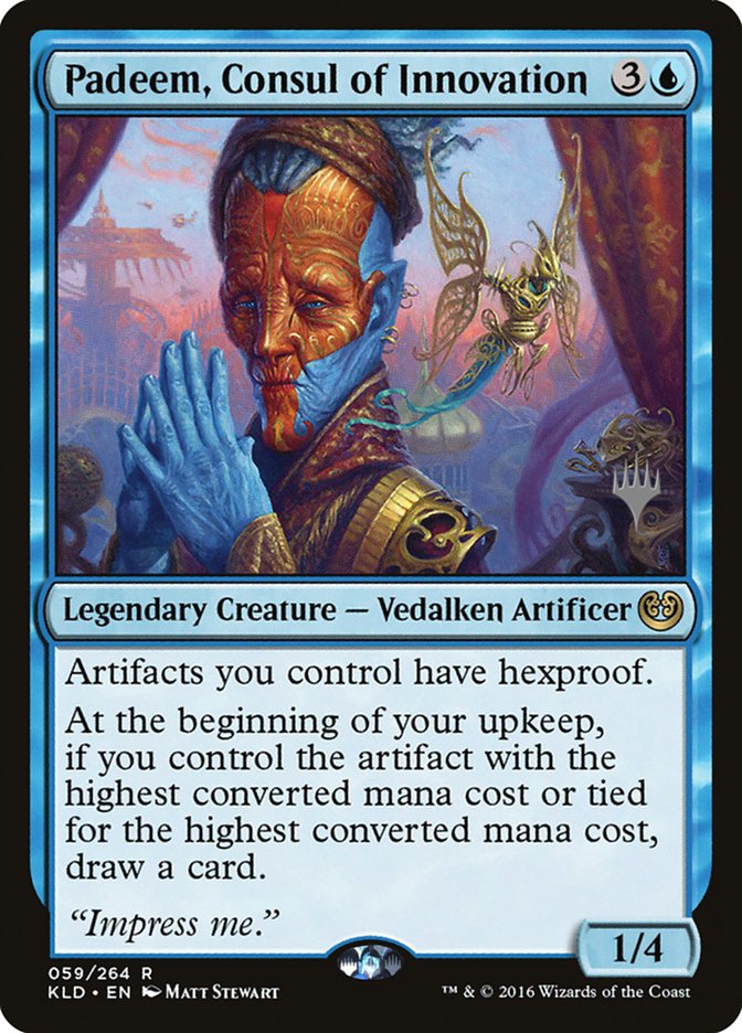 Padeem, Consul of Innovation (Promo Pack) [Kaladesh Promos] | Golgari Games