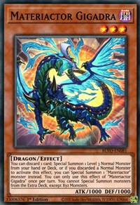 Materiactor Gigadra [BLVO-EN081] Super Rare | Golgari Games