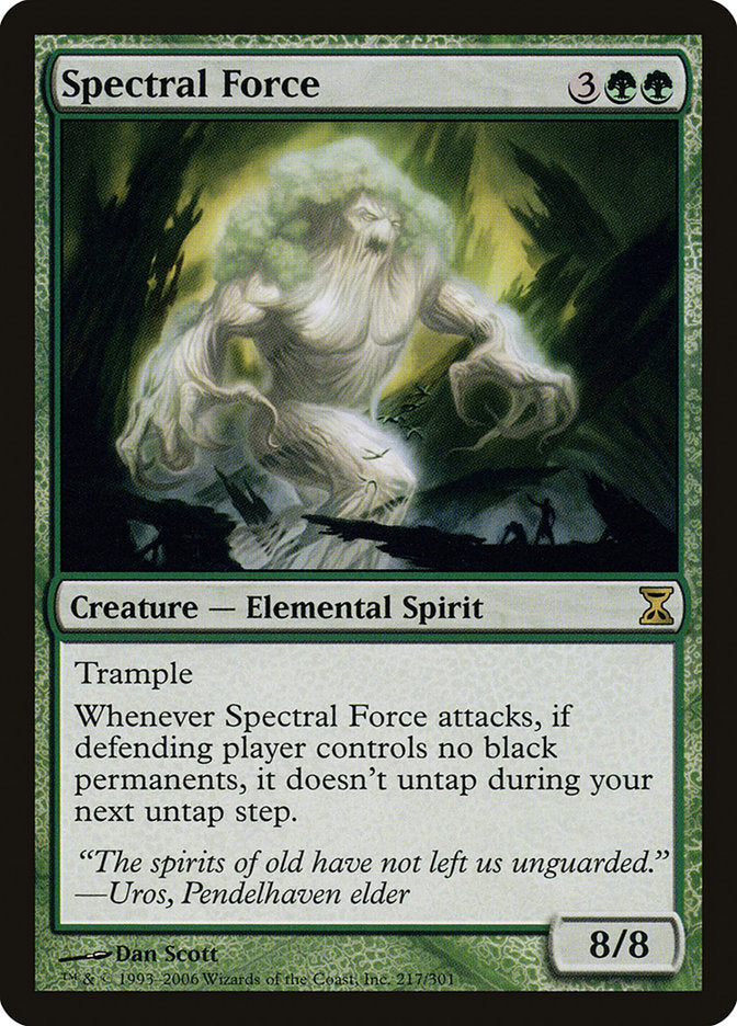 Spectral Force [Time Spiral] | Golgari Games