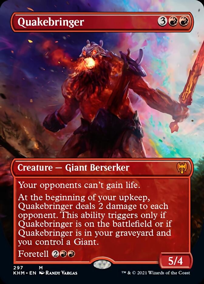 Quakebringer (Borderless Alternate Art) [Kaldheim] | Local Legends