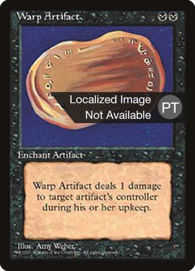 Warp Artifact [Fourth Edition (Foreign Black Border)] | Golgari Games