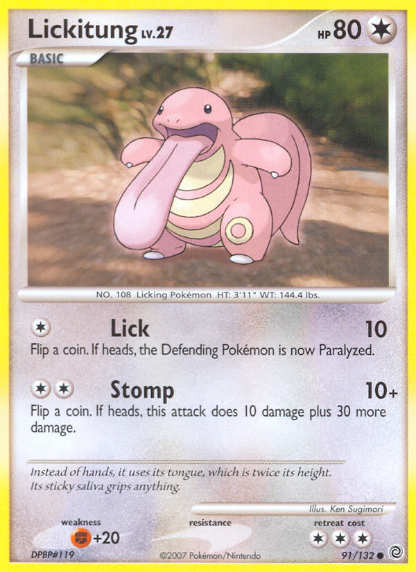 Lickitung (91/132) [Diamond & Pearl: Secret Wonders] | Golgari Games