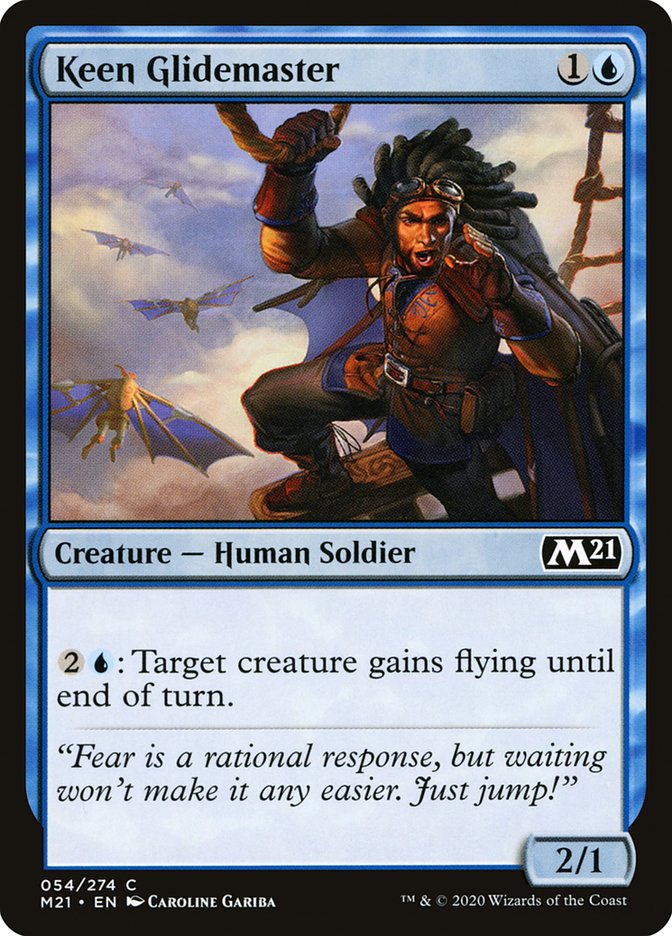 Keen Glidemaster [Core Set 2021] | Local Legends