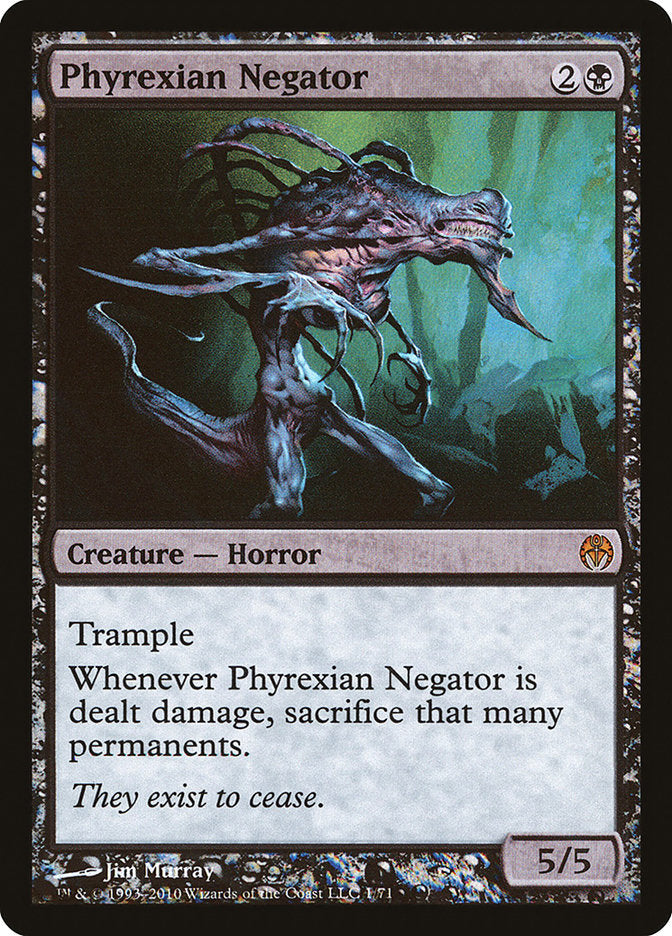 Phyrexian Negator [Duel Decks: Phyrexia vs. the Coalition] | Golgari Games