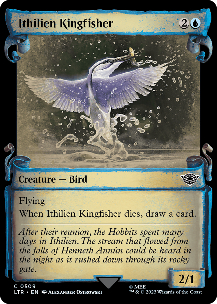 Ithilien Kingfisher [The Lord of the Rings: Tales of Middle-Earth Showcase Scrolls] | Golgari Games