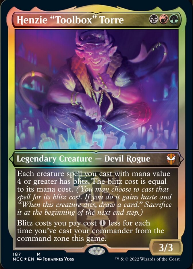 Henzie "Toolbox" Torre (Display Commander) [Streets of New Capenna Commander] | Local Legends