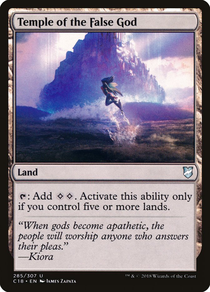 Temple of the False God [Commander 2018] | Local Legends