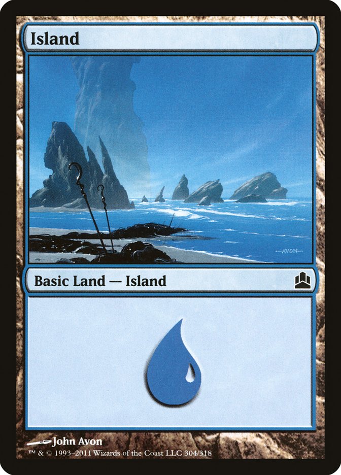 Island (304) [Commander 2011] | Golgari Games