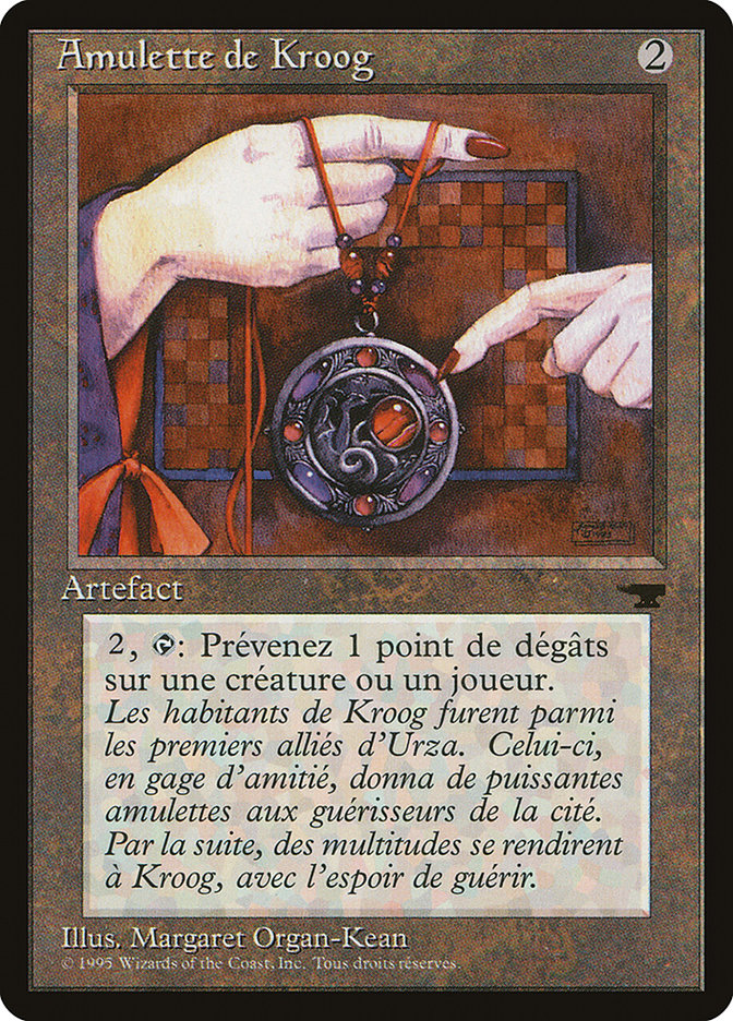 Amulet of Kroog (French) - "Amulette de Kroog" [Renaissance] | Golgari Games