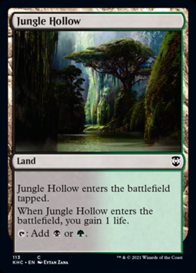 Jungle Hollow [Kaldheim Commander] | Golgari Games