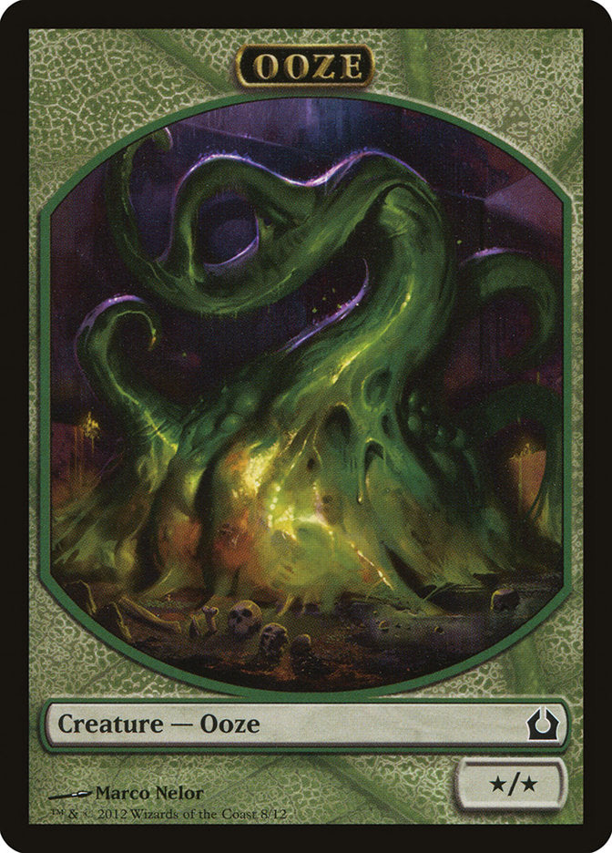 Ooze Token [Return to Ravnica Tokens] | Golgari Games