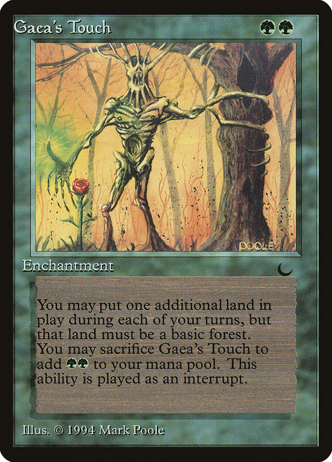 Gaea's Touch (Misprinted) [The Dark] | Local Legends