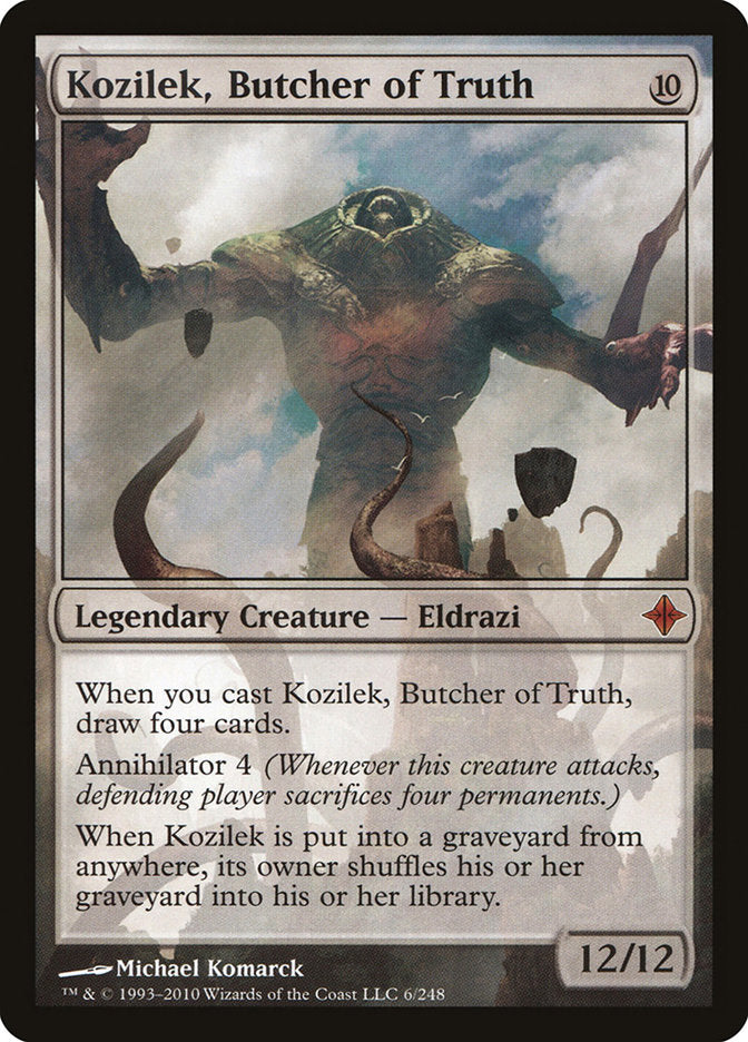 Kozilek, Butcher of Truth [Rise of the Eldrazi] | Local Legends