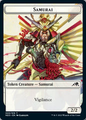 Samurai // Keimi Double-sided Token [Kamigawa: Neon Dynasty Tokens] | Local Legends