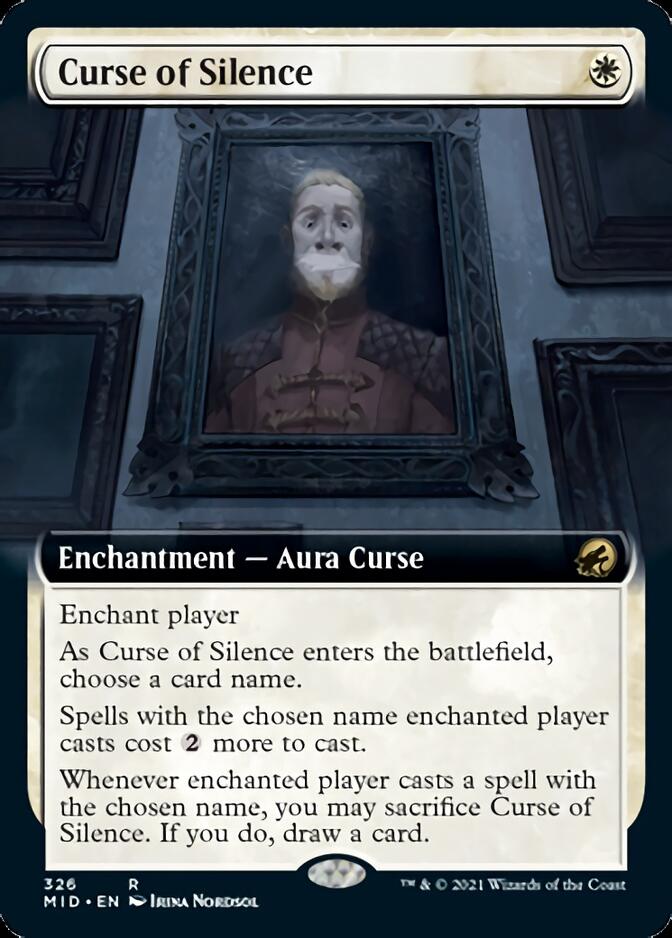 Curse of Silence (Extended Art) [Innistrad: Midnight Hunt] | Golgari Games