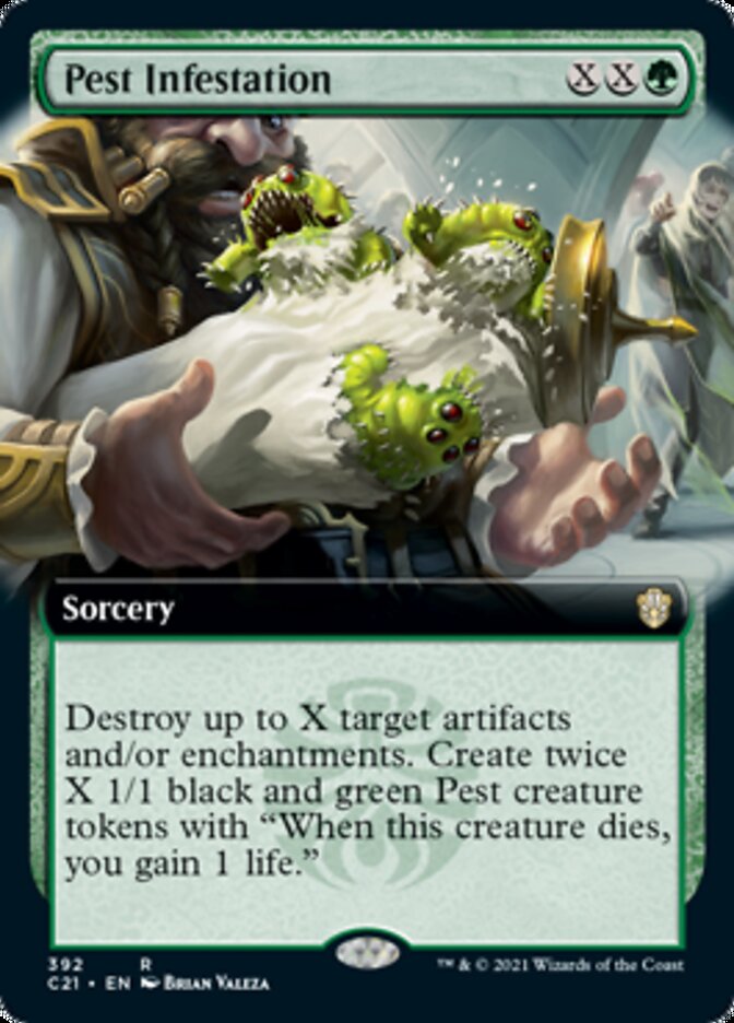 Pest Infestation (Extended Art) [Commander 2021] | Golgari Games