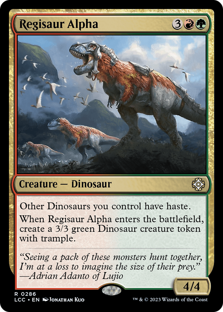 Regisaur Alpha [The Lost Caverns of Ixalan Commander] | Local Legends
