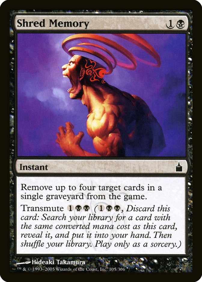 Shred Memory [Ravnica: City of Guilds] | Local Legends
