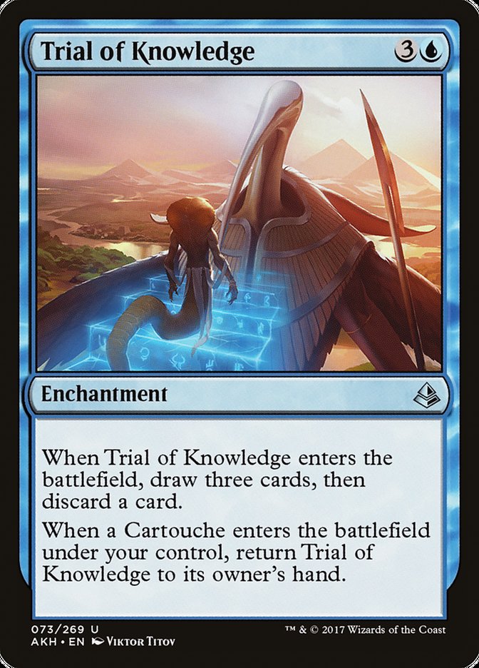 Trial of Knowledge [Amonkhet] | Golgari Games